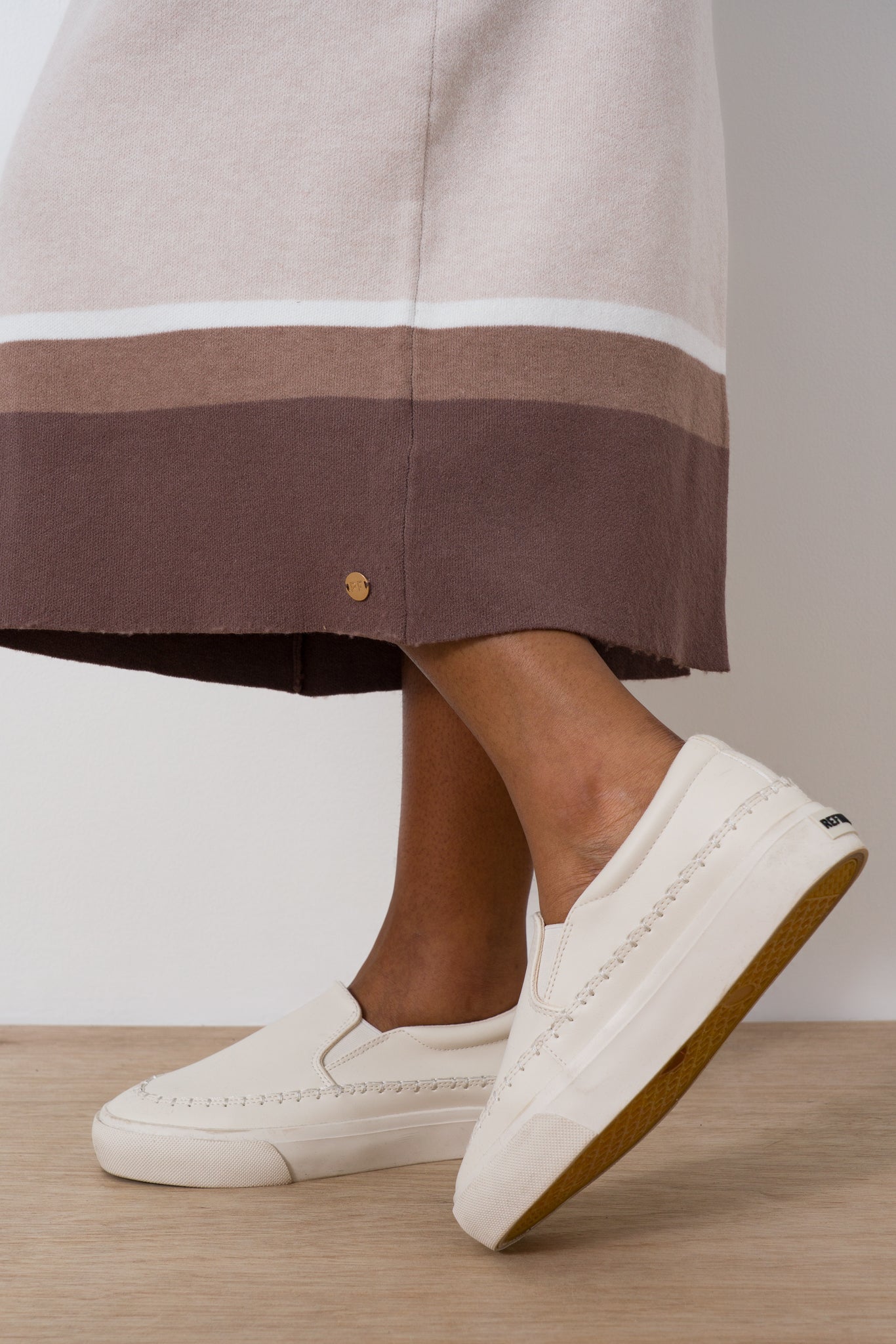 stripe-knit-skirt
