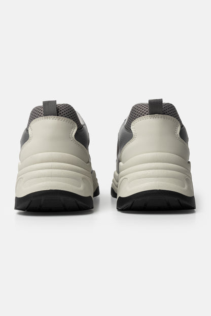 Mesh Panel Platform Sneakers