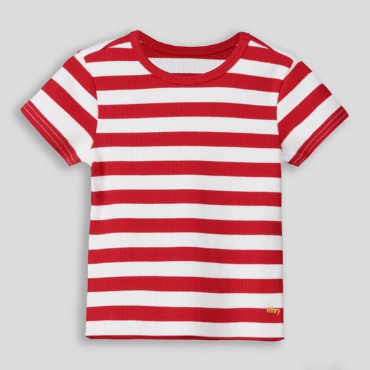 Girls Ribbed Tee