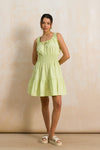 Square Neck Short Dress
