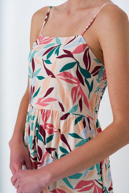 Strappy Frill Bottom Dress