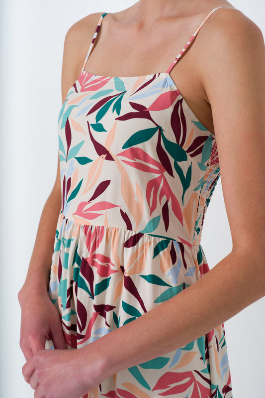 Strappy Frill Bottom Dress