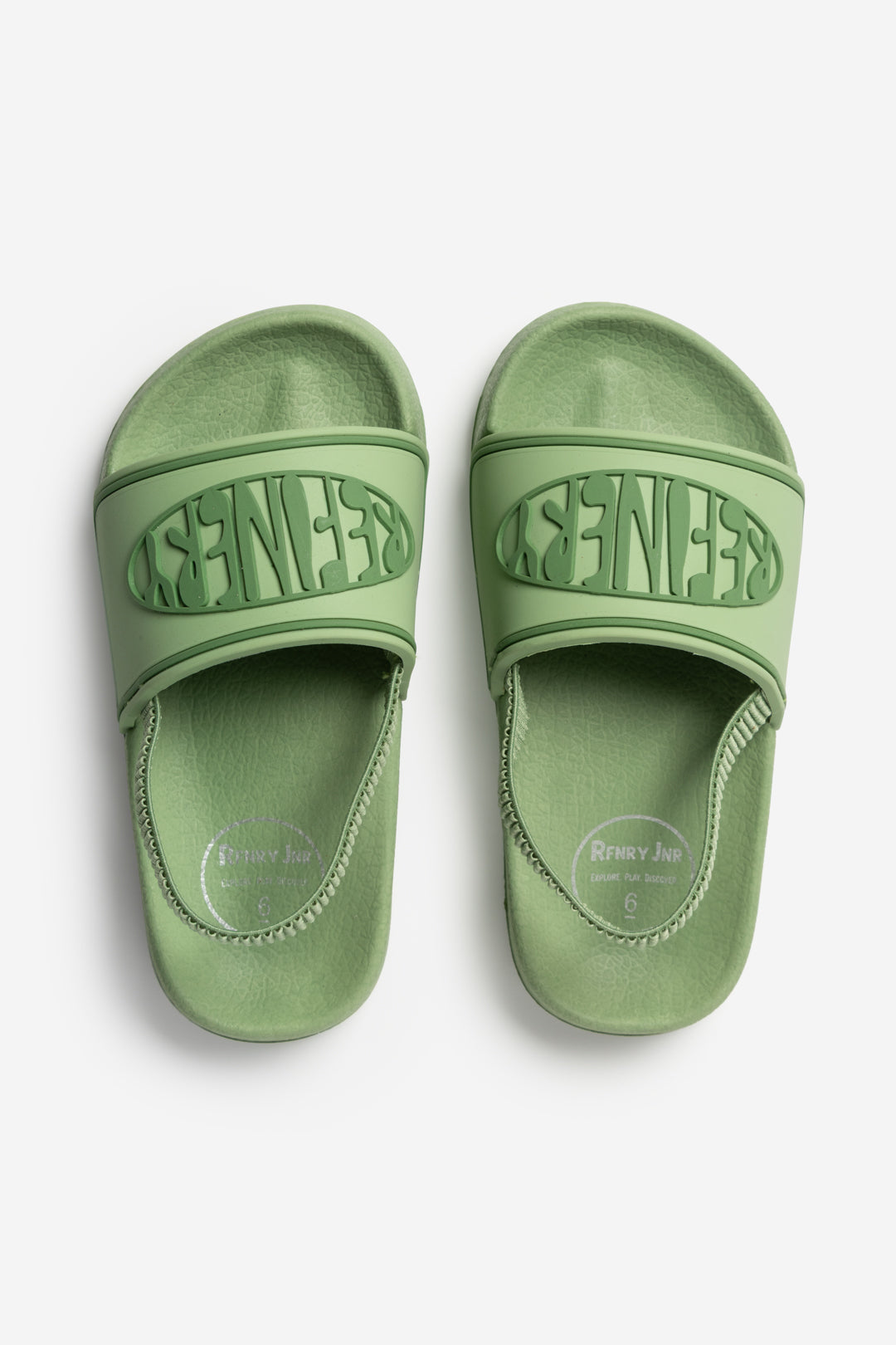 Embossed Logo Slip On Slide