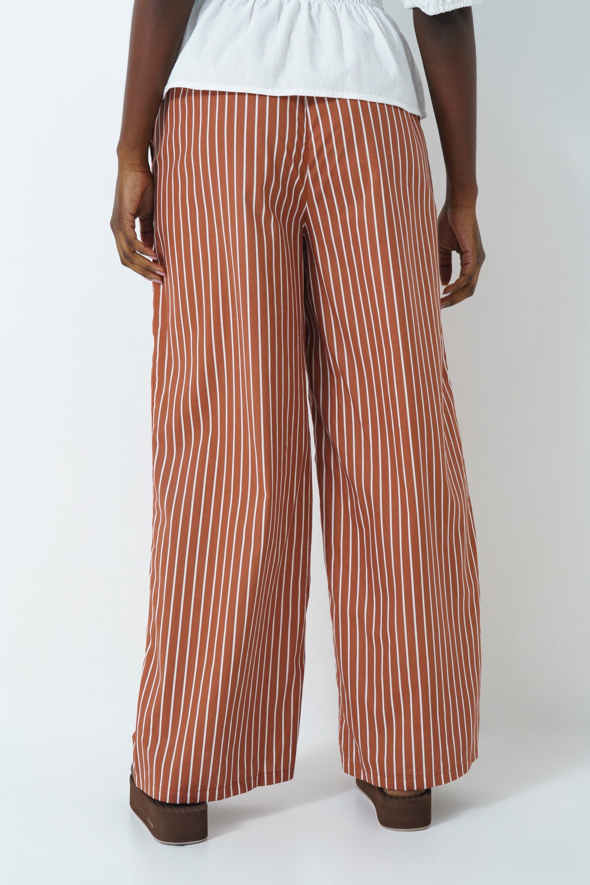 Poplin Wide Leg Pants