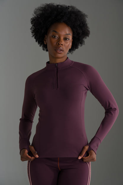 Active Quarter-Zip Top