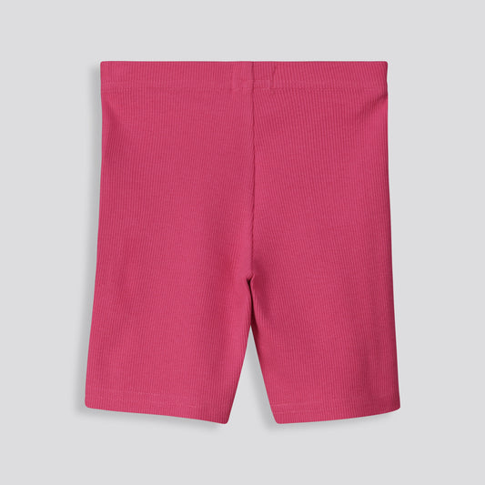 Girls Ribbed Cycle Shorts