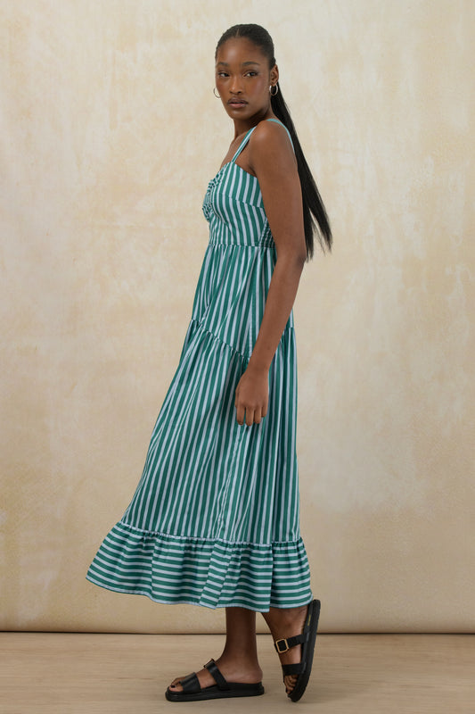 Flared Midi Dress