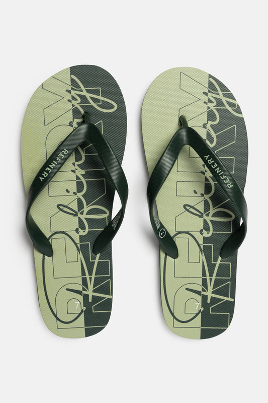 Modern Graphic Flip Flops
