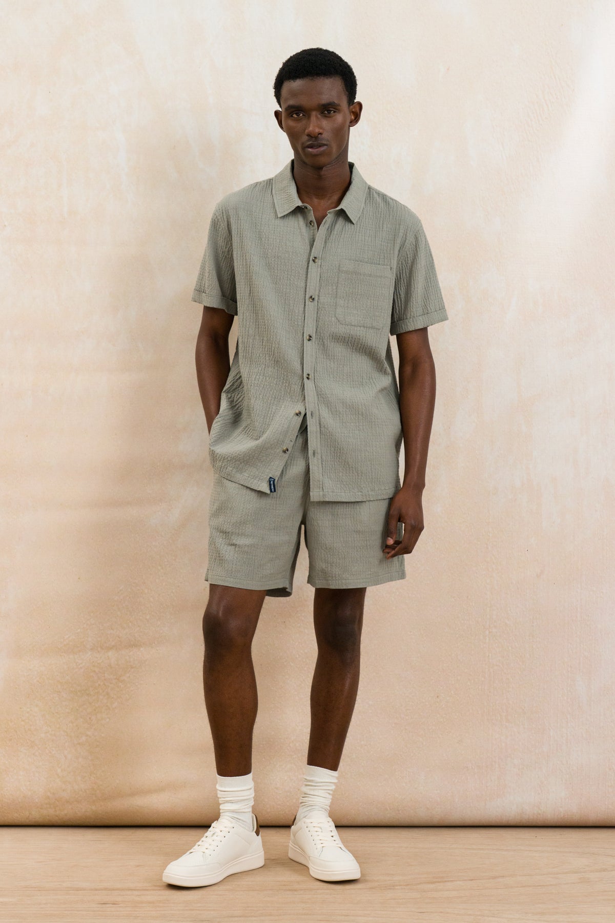 Crinkle Textured Shirt