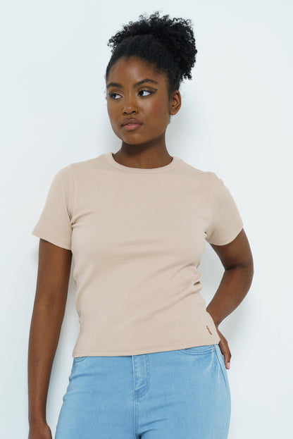Fitted Rib T-Shirt