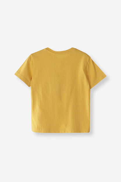 Boys Henley Tee - Ochre