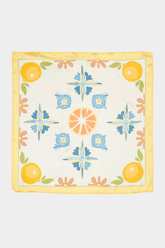 Fruit Print Hair Scarf.