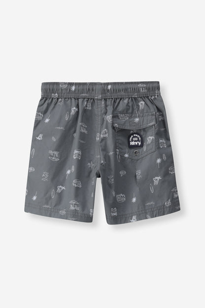 Boys Iconography Pool Shorts