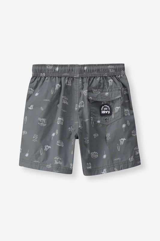Boys Iconography Pool Shorts