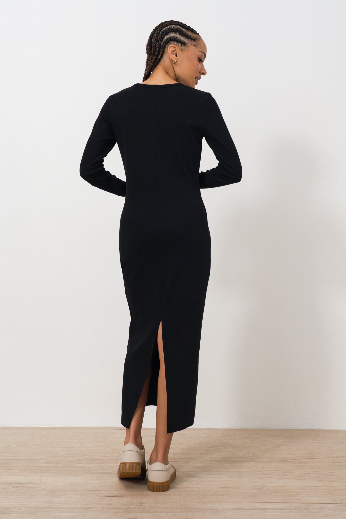Crew Neck Bodycon Dress