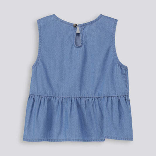 Girls Denim Tank Top