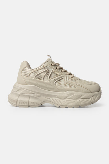 Chunky Mesh Panel Sneakers