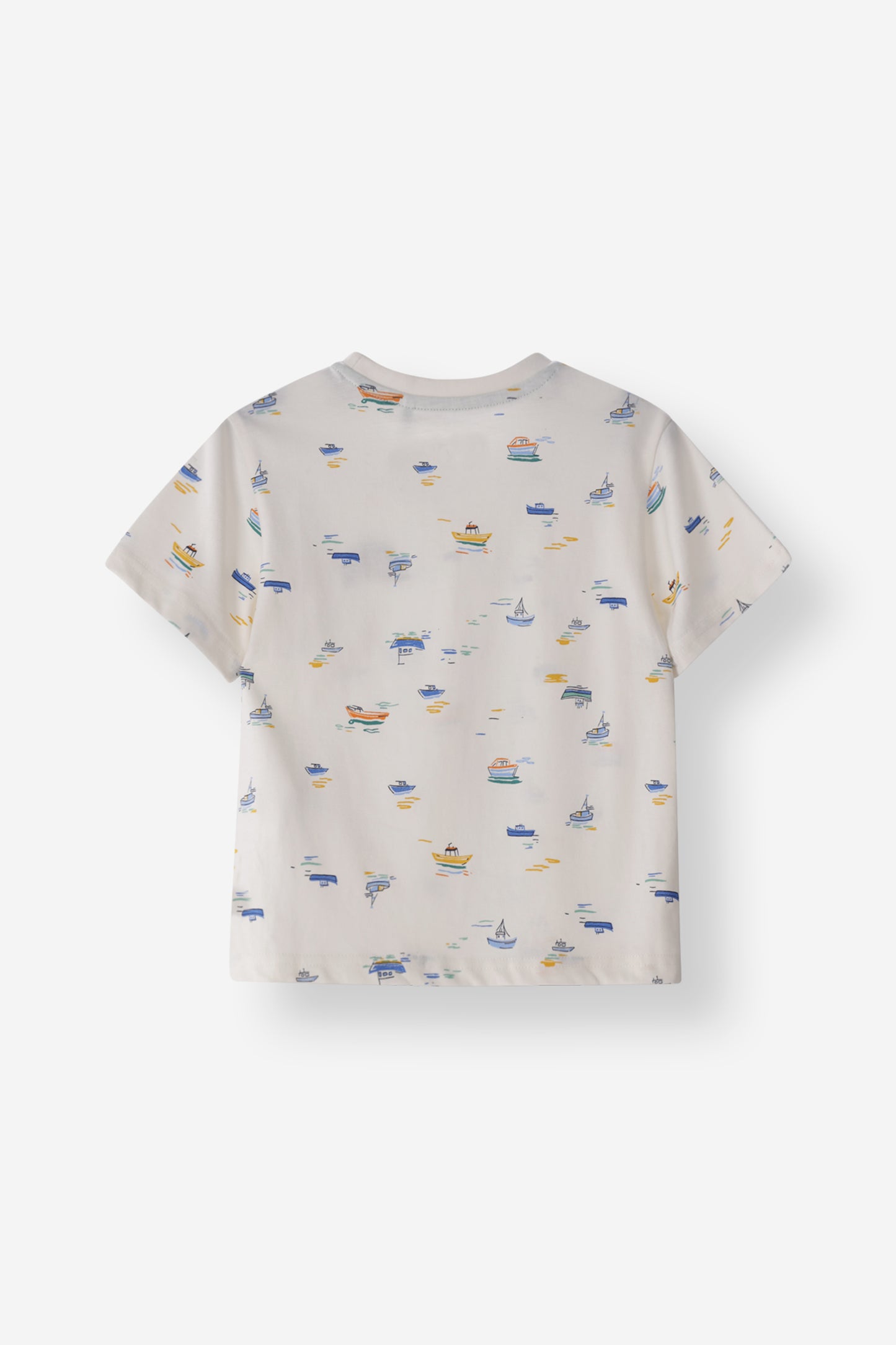 Regular Fit Printed Boat Tee