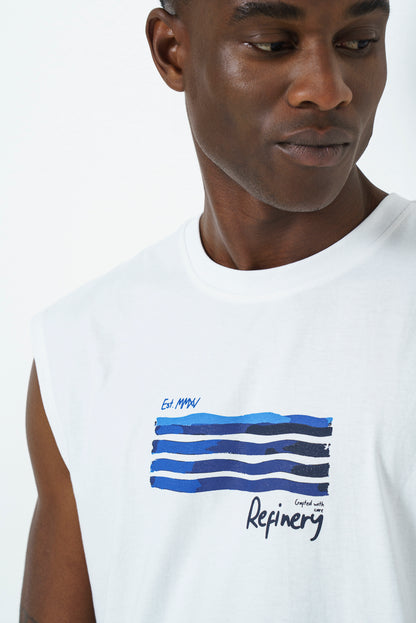 Oversized Sleeveless T-Shirt