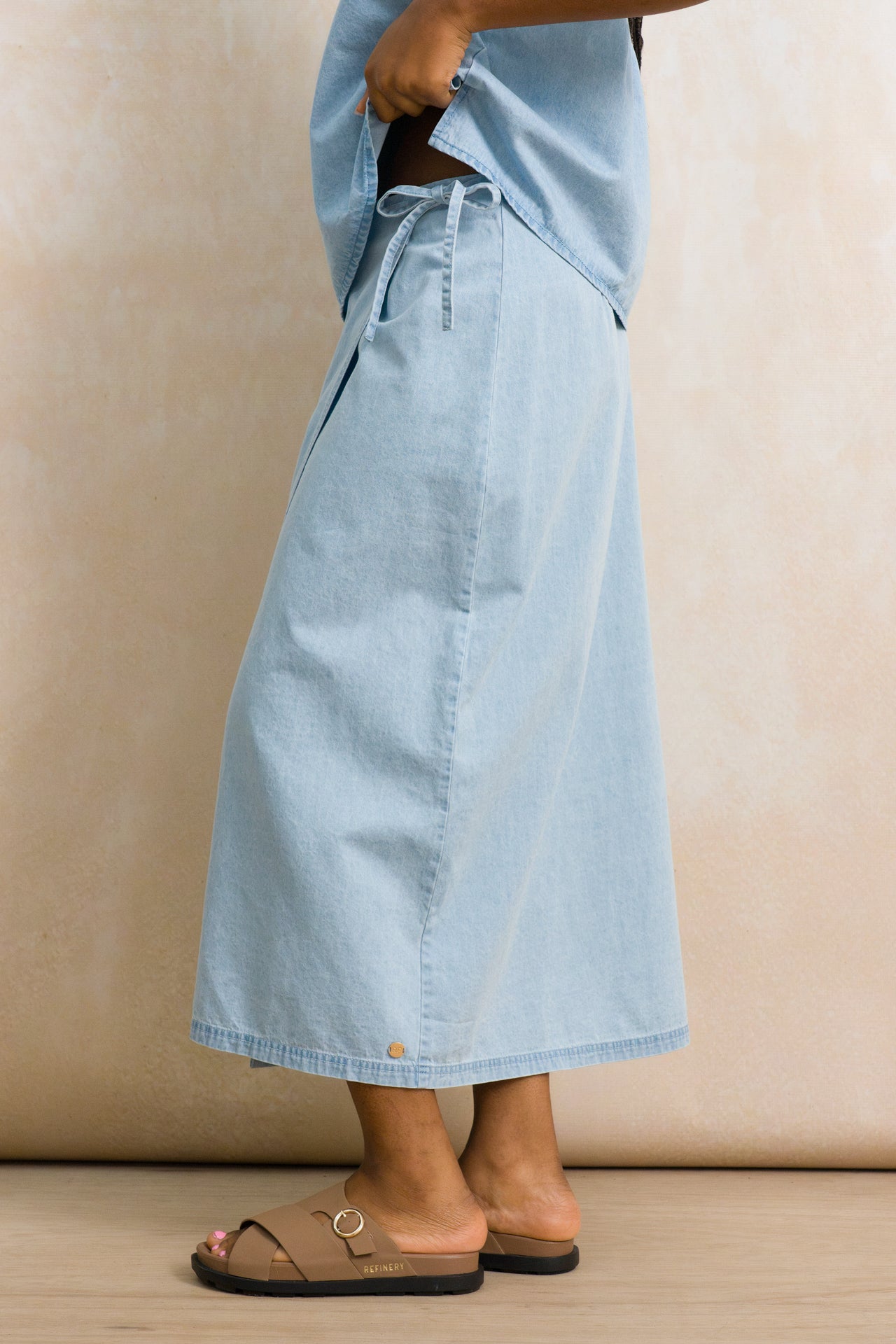 Relaxed Wrap Skirt