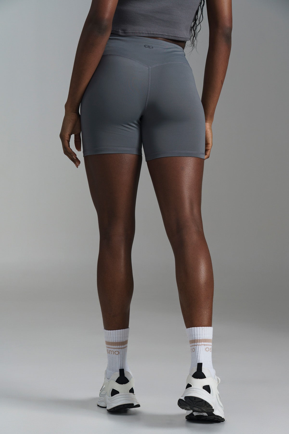 Hi Rise Cycle Shorts - Charcoal
