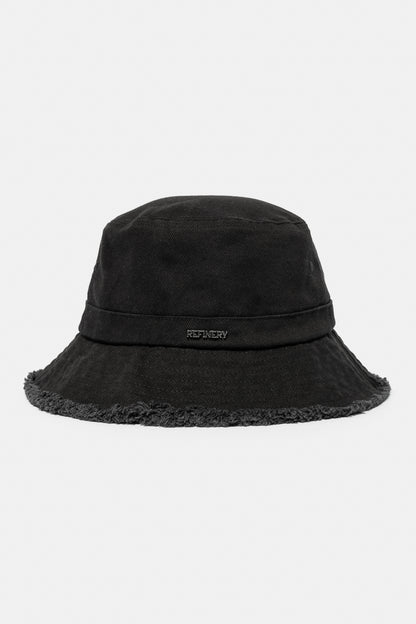 Raw Edge Bucket Hat