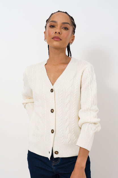 Chunky Cable Cardigan