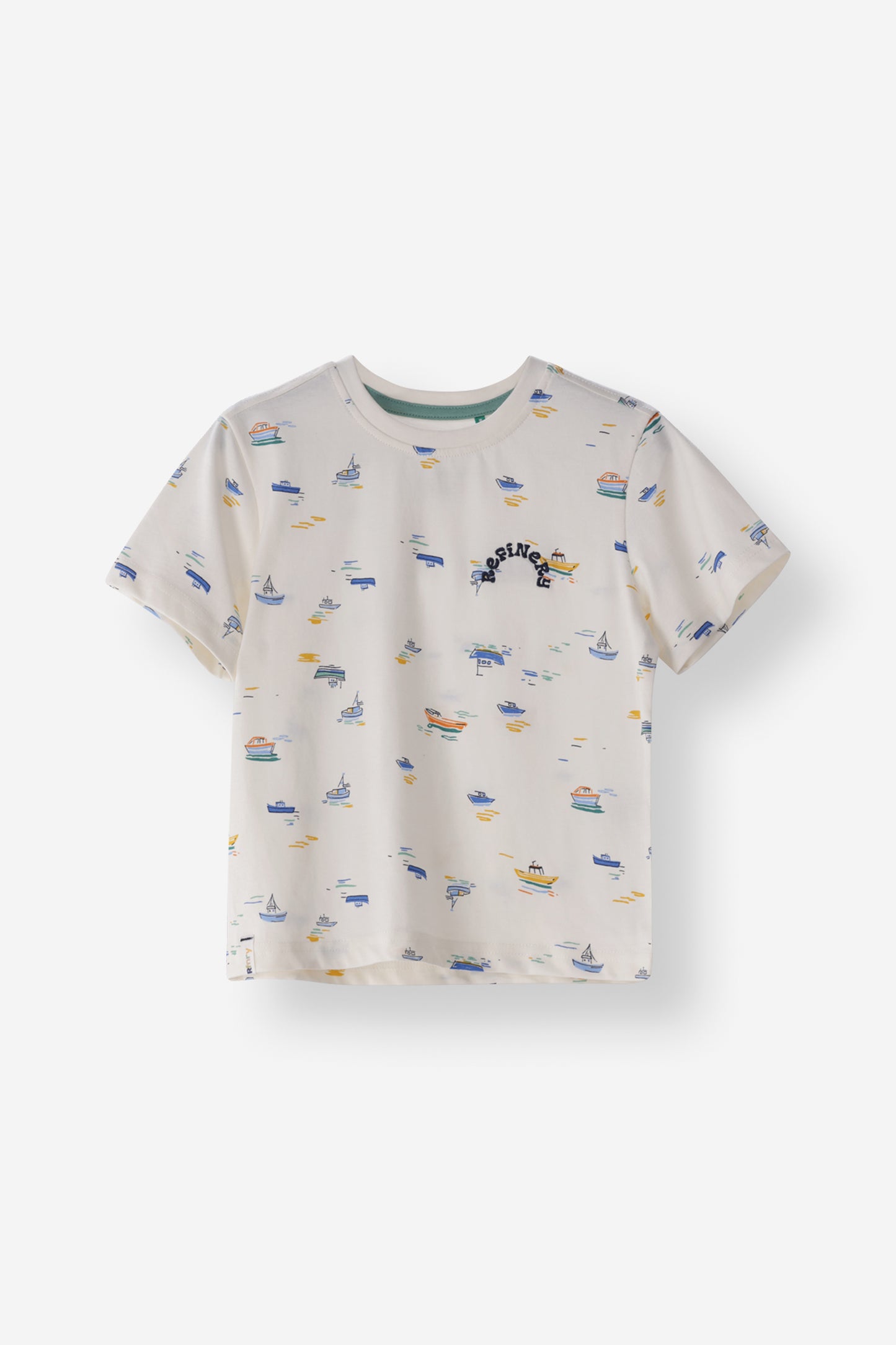 Regular Fit Printed Boat Tee