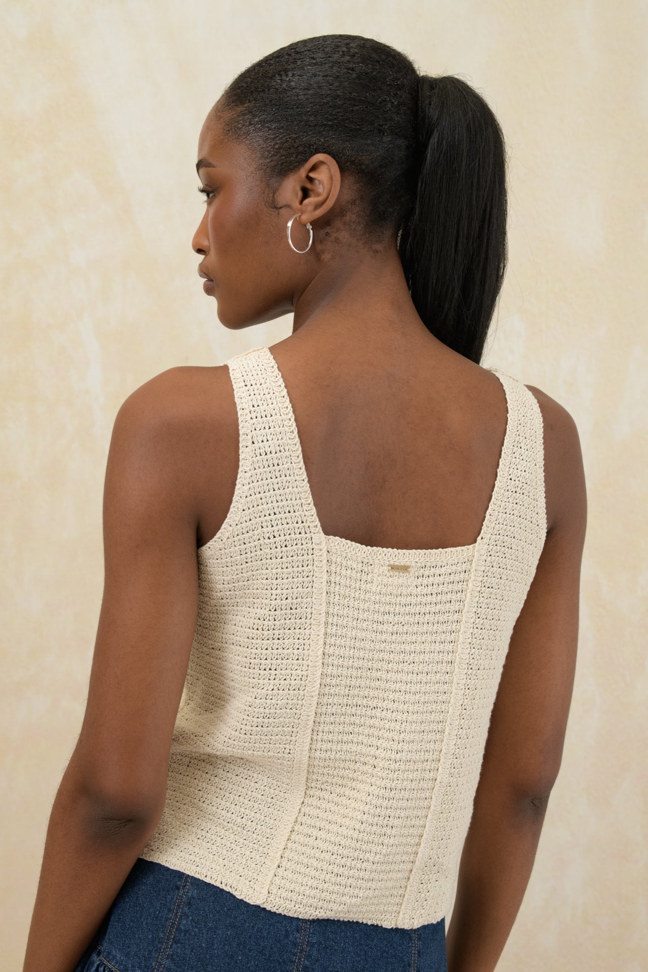 True Knit Square Neck Top