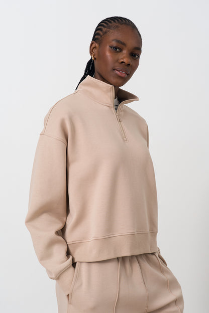 Quarter Zip Sweat