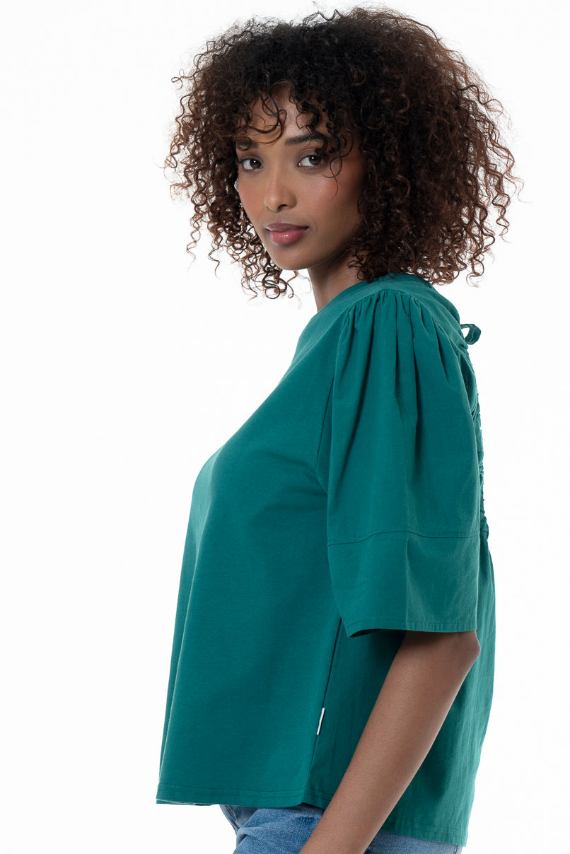 Open Back Detail Top