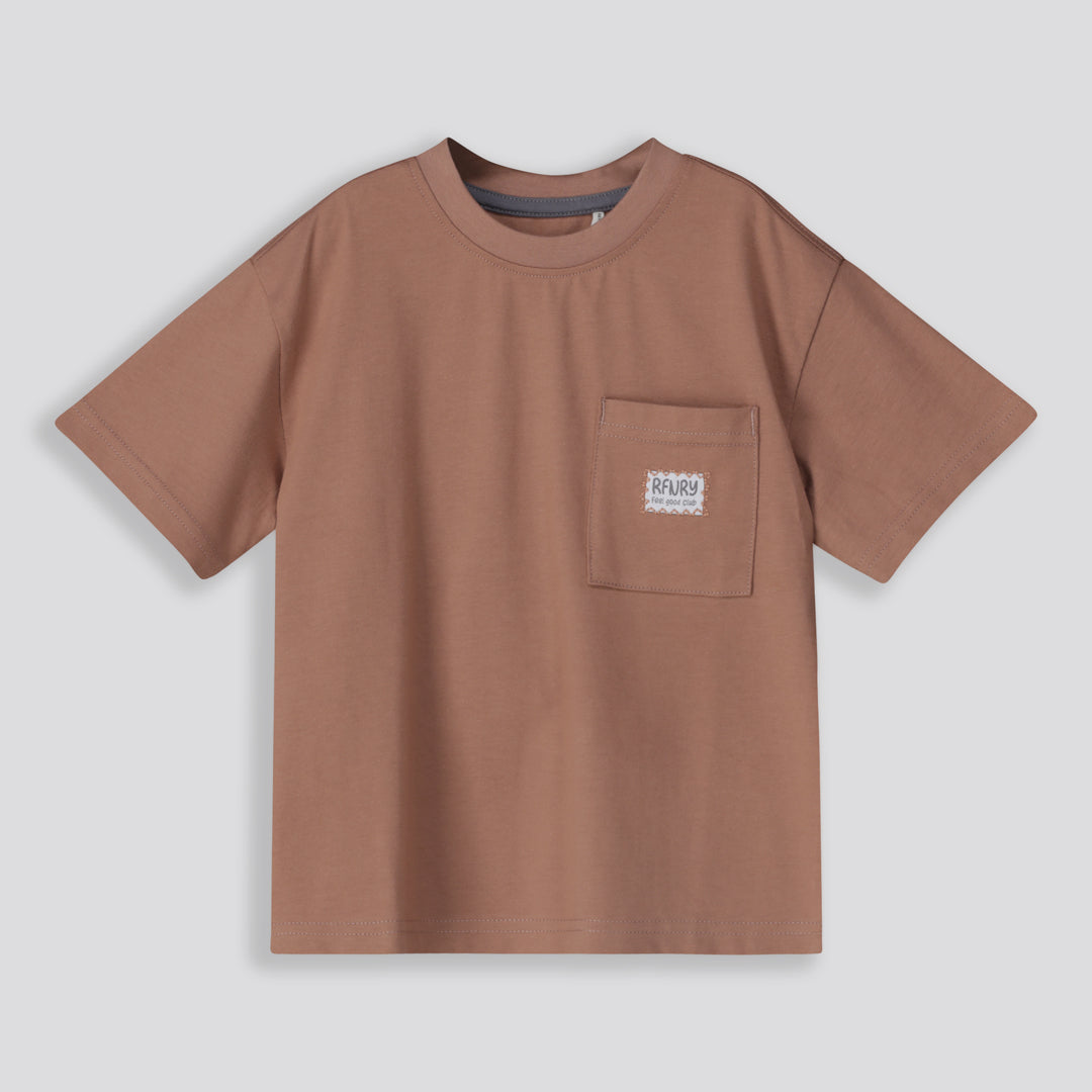 Boys Oversized Tee Biscuit