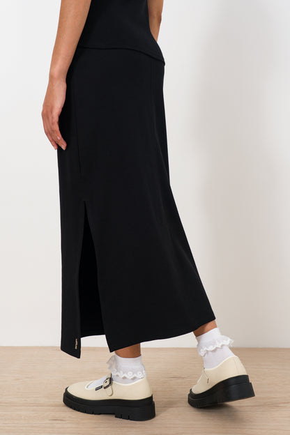 Column Maxi Rib Skirt