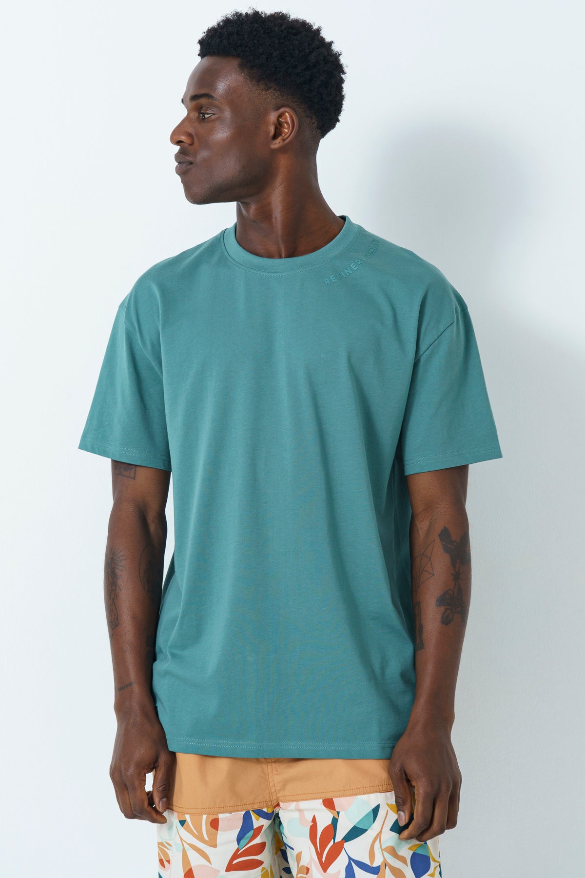 Slit Hem Oversized T-Shirt