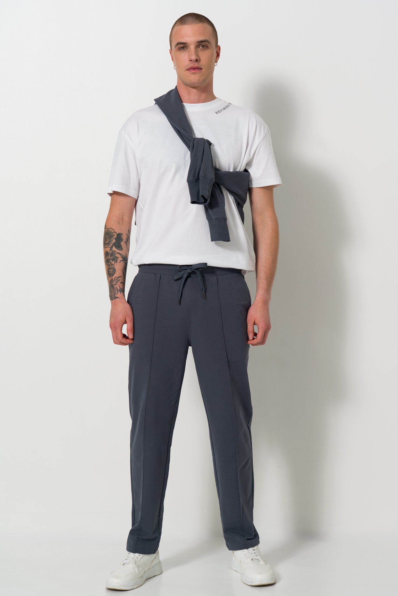 Cuffless Track Pants