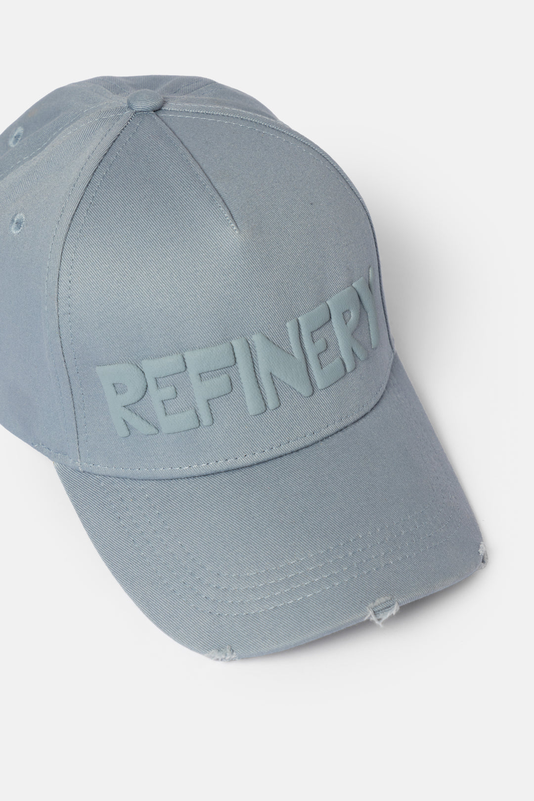 Blue Washed Embroidered Cap