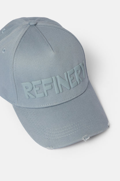 Blue Washed Embroidered Cap