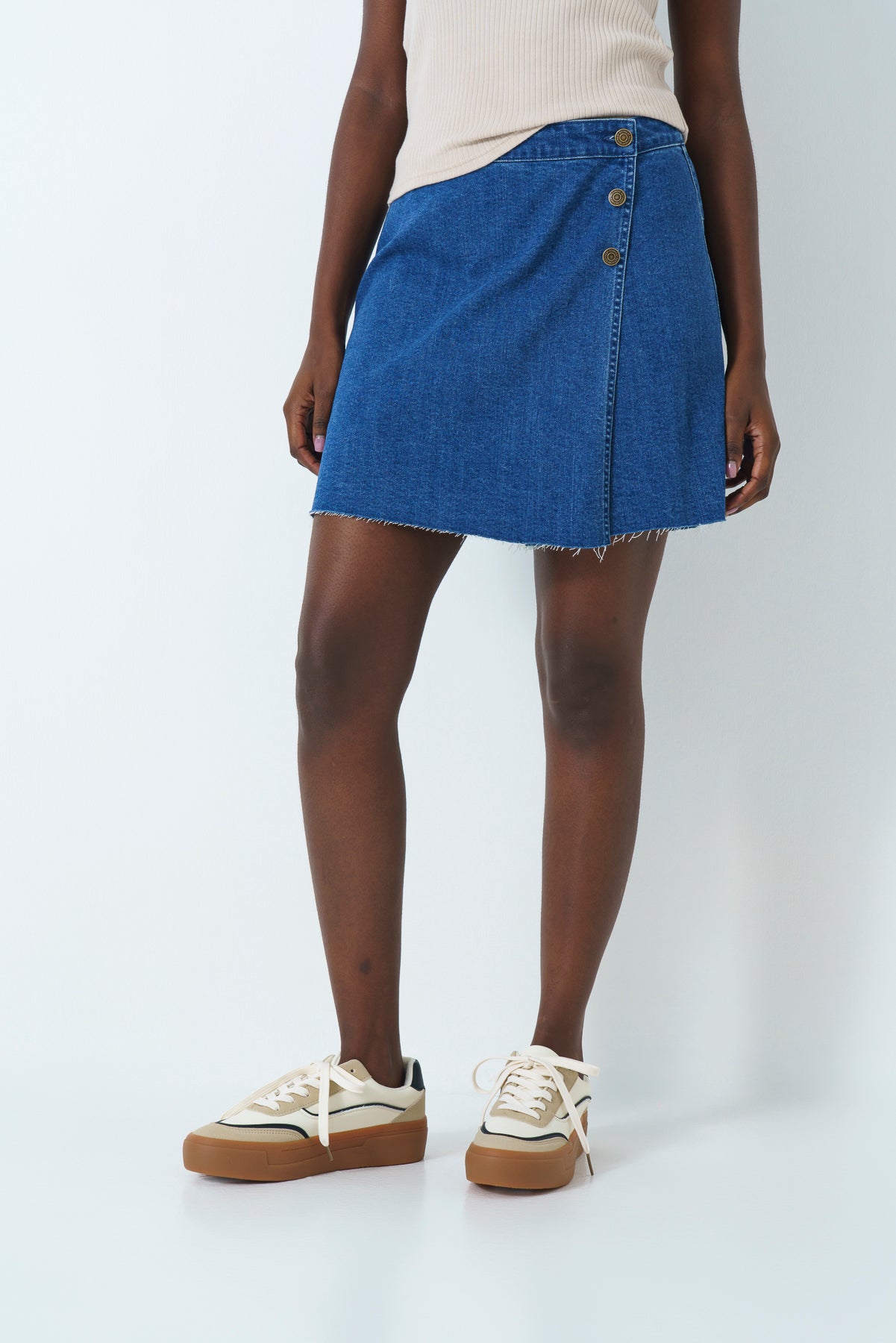Denim Skort