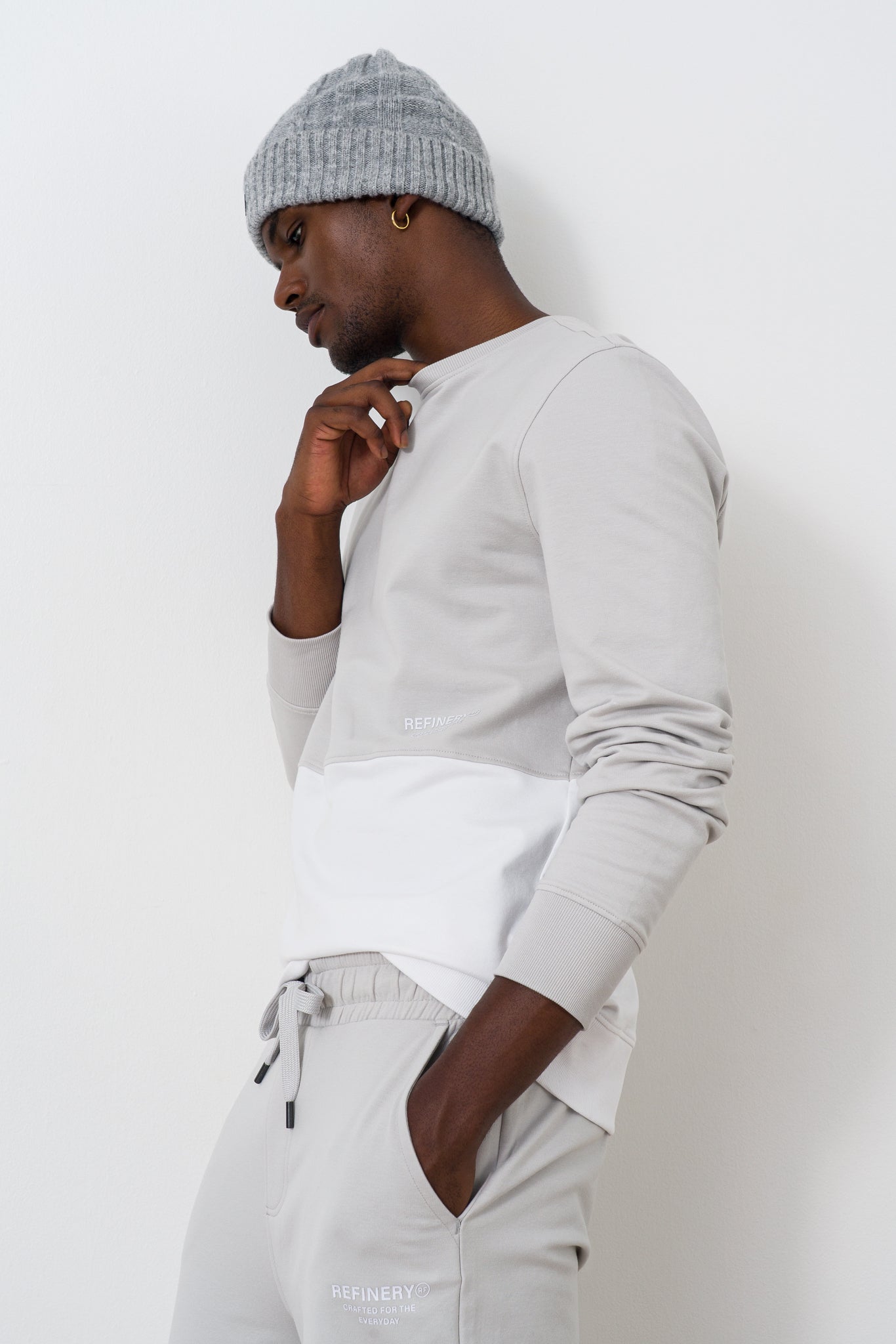 Colour Block Crew Sweat