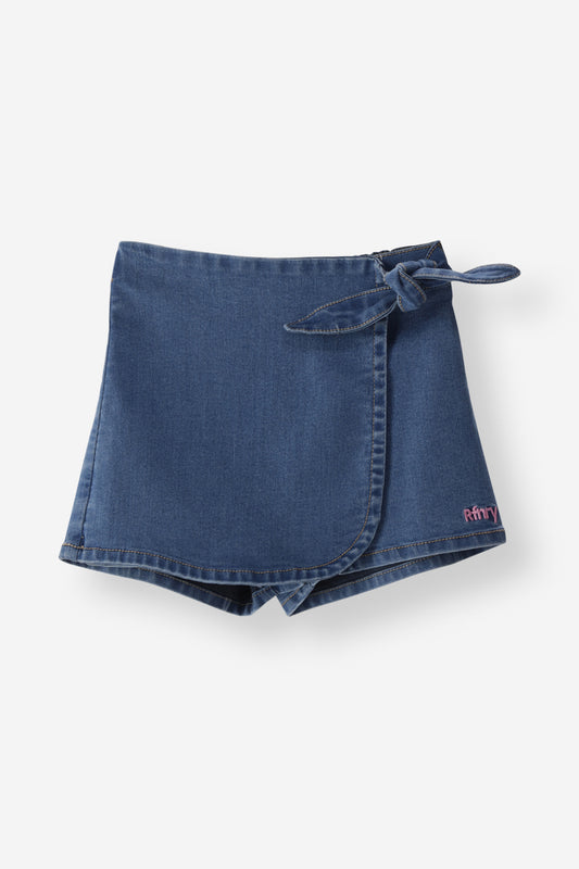 Mock wrap skort