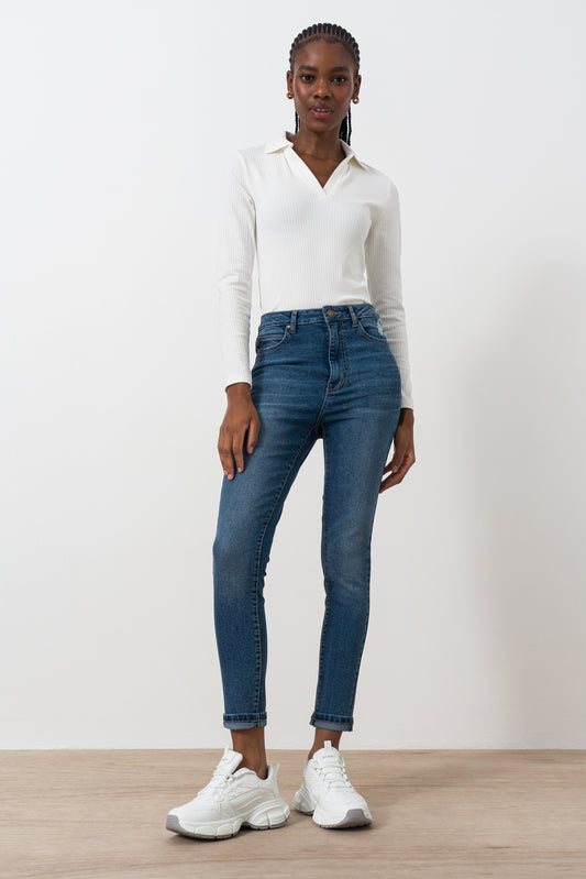 High Rise Skinny Jeans