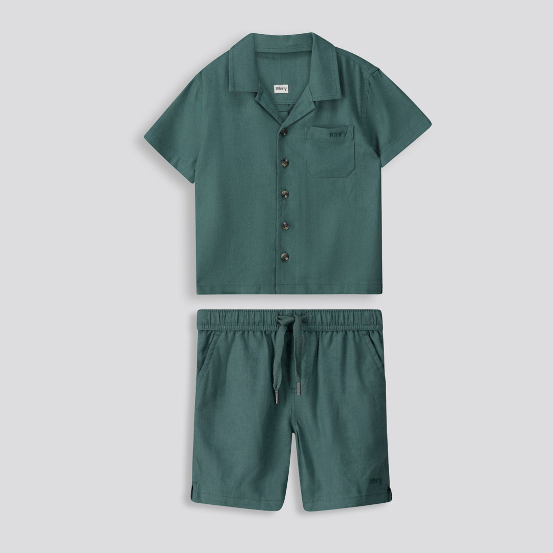 Boys Linen-Like Shirt