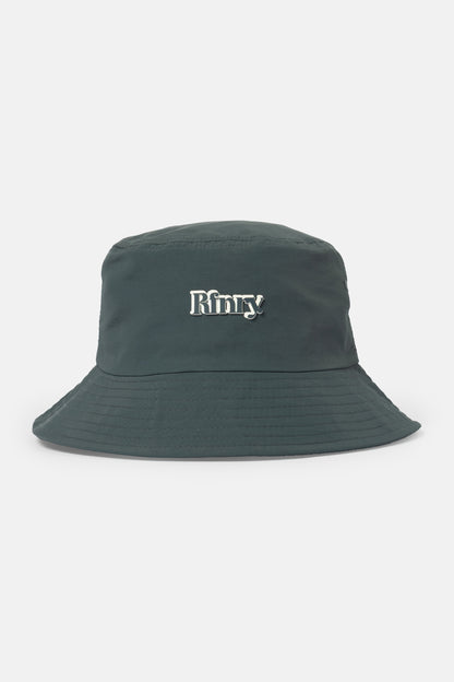 Nylon Badge Bucket Hat