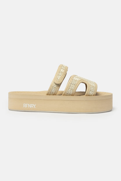 Platform Raffia Sandals