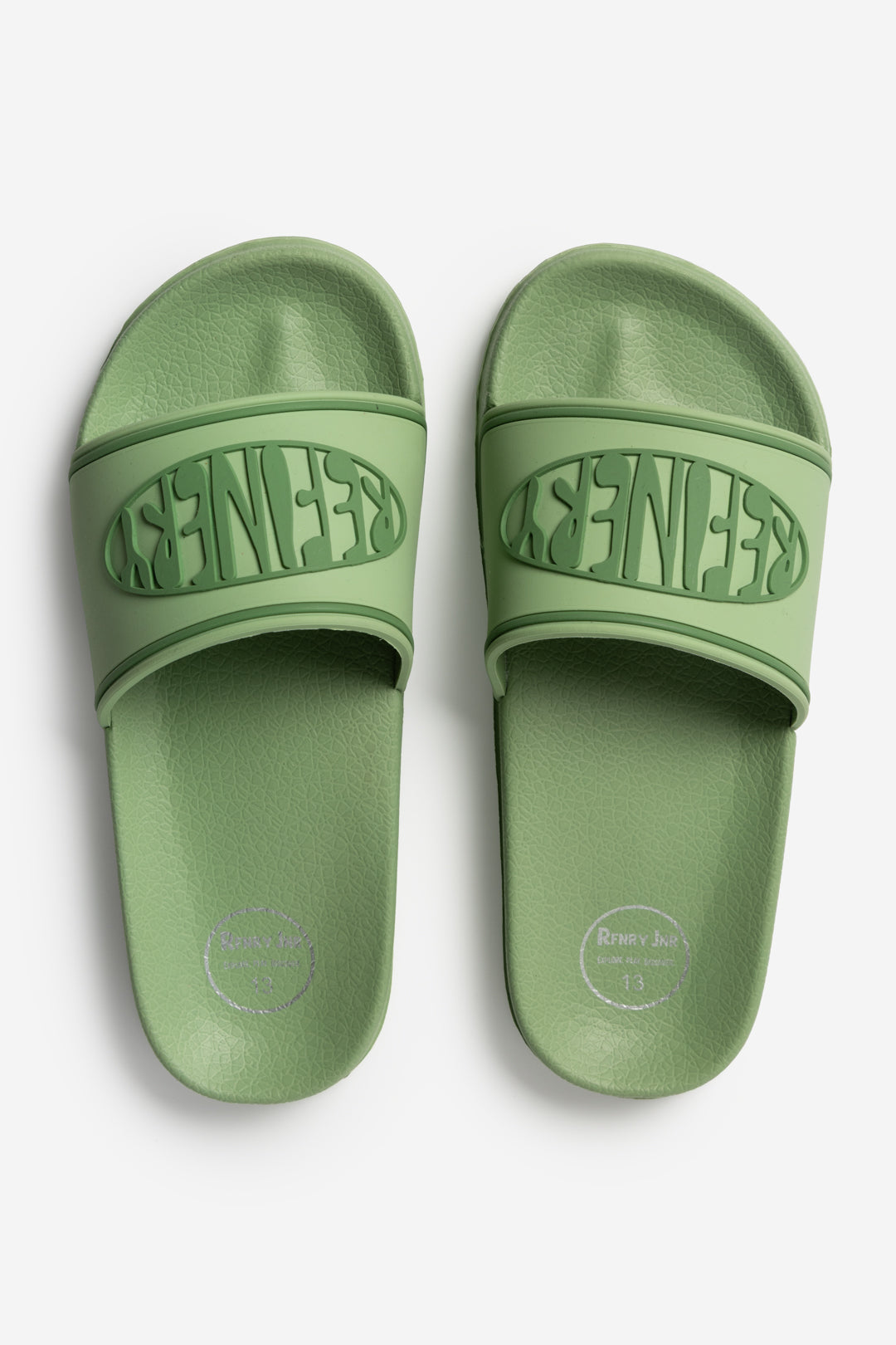 Embossed Logo Slip On Slide