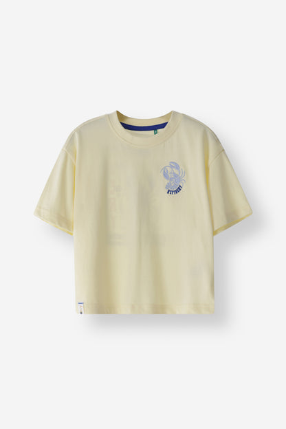 Relaxed Fit Lobster Graphic Tee