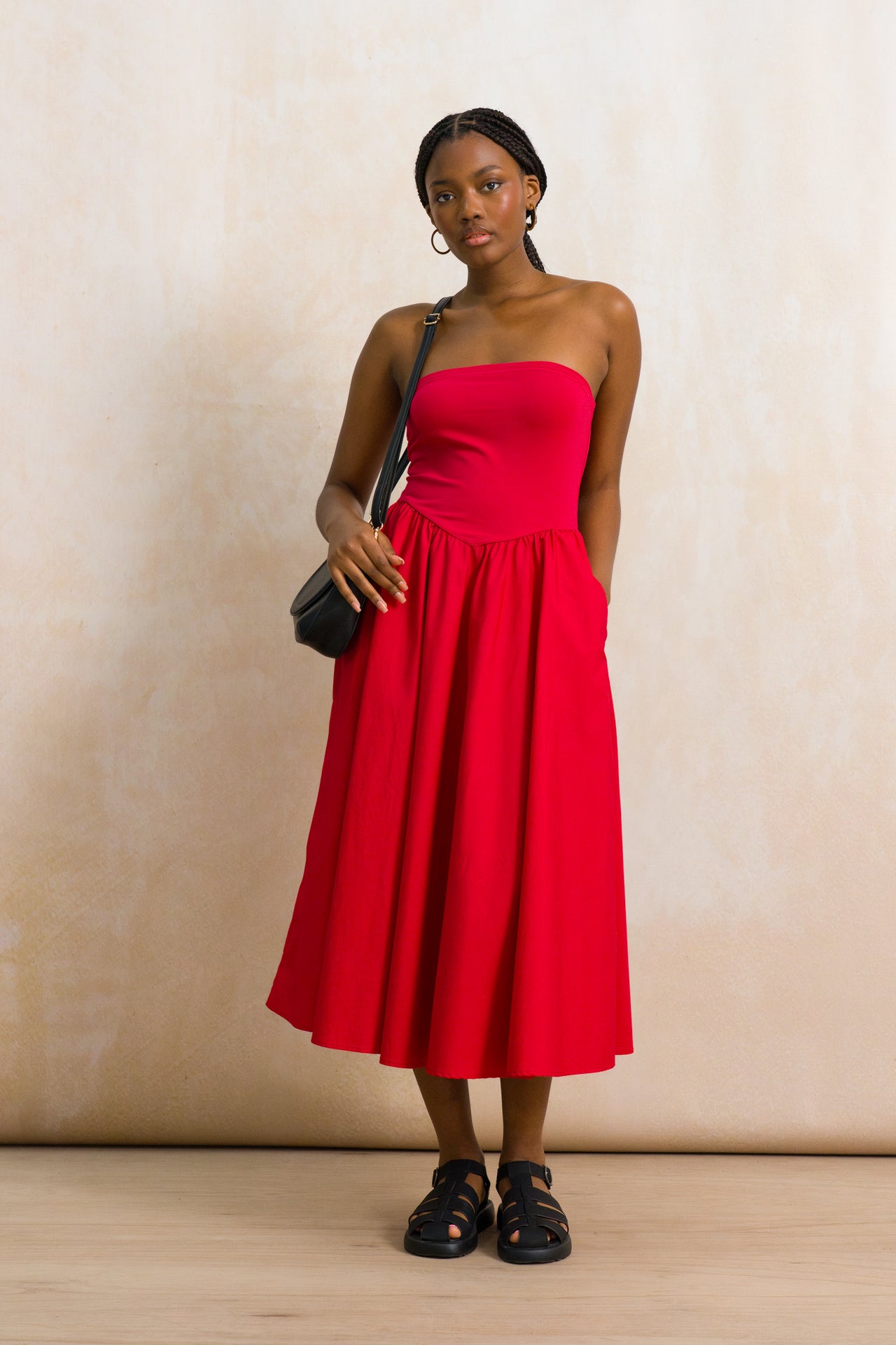 Bandeau Combo Dress