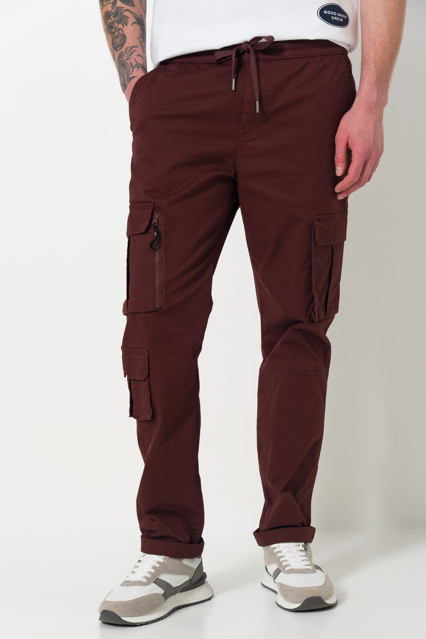 Turn Up Hem Cargo Pants