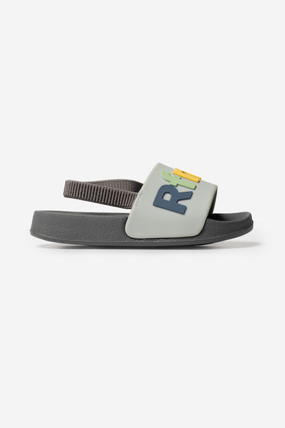 Moulded Footbed Logo Slide