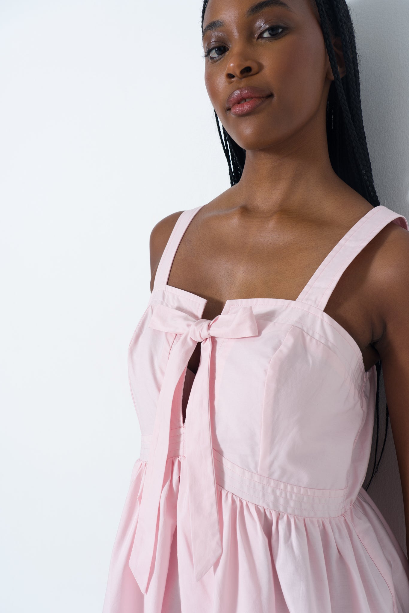 front-tie-dress